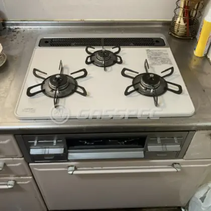 施工後のビルトインガスコンロ（パロマ PD-509WS-60CV）