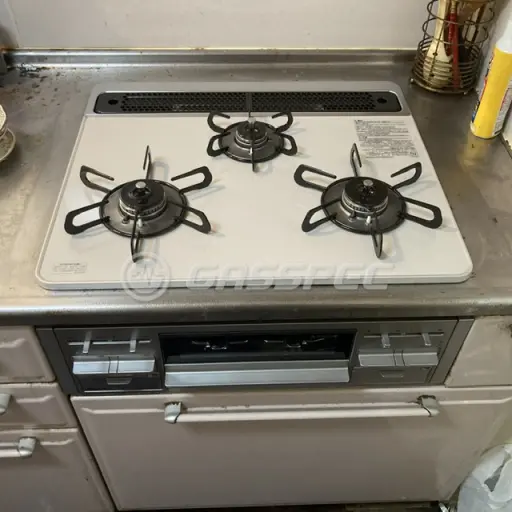 交換後のビルトインガスコンロ（パロマ PD-509WS-60CV）