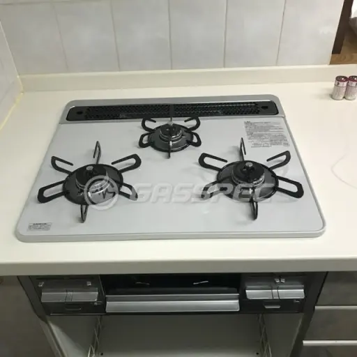 交換後のビルトインガスコンロ（パロマ PD-509WS-60CV）