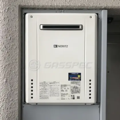 施工後の給湯器（ノーリツ GT-2060SAWX-2 BL）