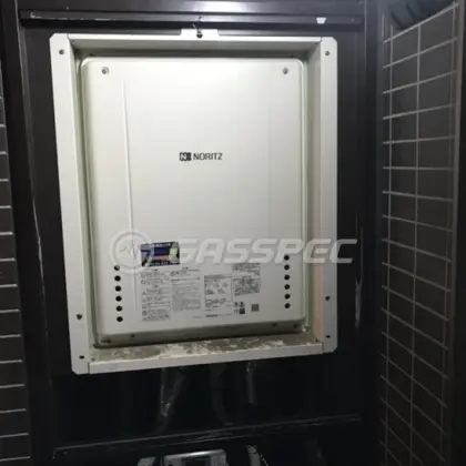 施工後の給湯器（ノーリツ GT-2460SAWX-H-2 BL）