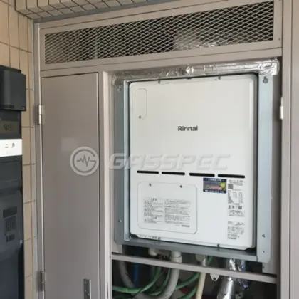 施工後の暖房熱源機（リンナイ RVD-A2400AU2-3(B)）