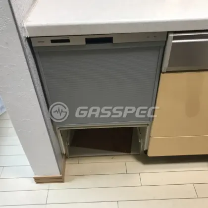 施工後のビルトイン食洗機（リンナイ RSW-405A-SV）