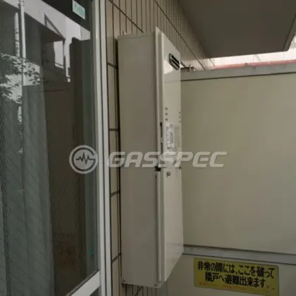 施工後の給湯器（ノーリツ GQ-1639WS-1）