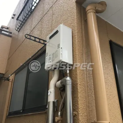 施工後の給湯器（ノーリツ GQ-2039WS-1）
