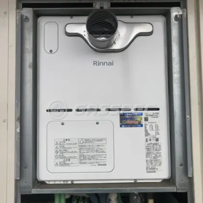 施工後の暖房熱源機（リンナイ RVD-A2400AT2-3(B)）