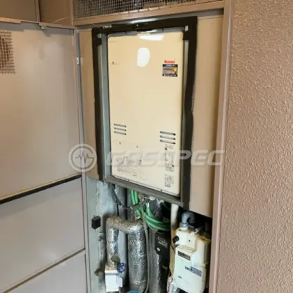 施工後の暖房熱源機（リンナイ RUFH-A2400AU2-3）