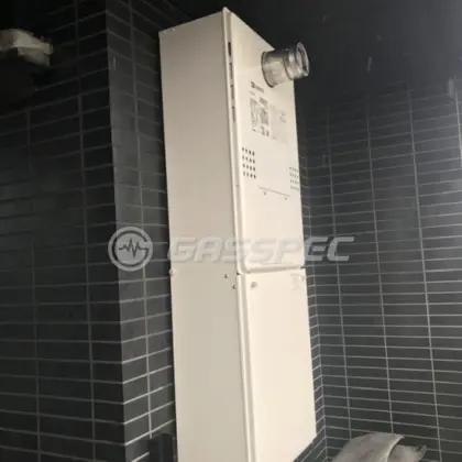施工後の暖房熱源機（ノーリツ GTH-C2461AW6H-T-1 BL）