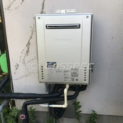 施工後の給湯器（ノーリツ GT-C2462SAWX-2 BL）
