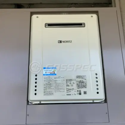 施工後の給湯器（ノーリツ GT-2060SAWX-2 BL）