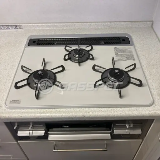 交換後のビルトインガスコンロ（パロマ PD-509WS-60CV）