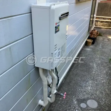 施工後の給湯器（ノーリツ GQ-2039WS-1）