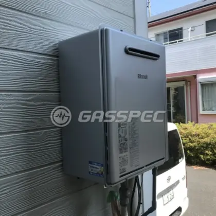 施工後の給湯器（リンナイ RUF-UME2406SAW）