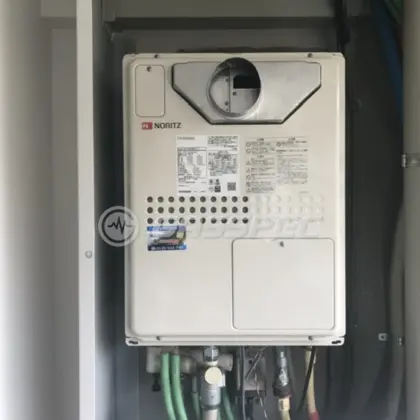 施工後の暖房熱源機（ノーリツ GTH-2445AWX3H-T-1 BL）