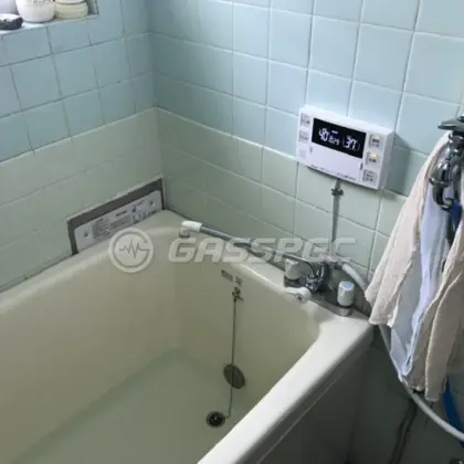 施工後の給湯器（リンナイ RUF-HA163A-E）