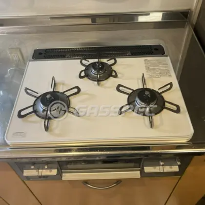 施工後のビルトインガスコンロ（パロマ PD-509WS-60CV）