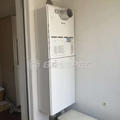 施工後の暖房熱源機（リンナイ RVD-A2400AT2-3(B)）
