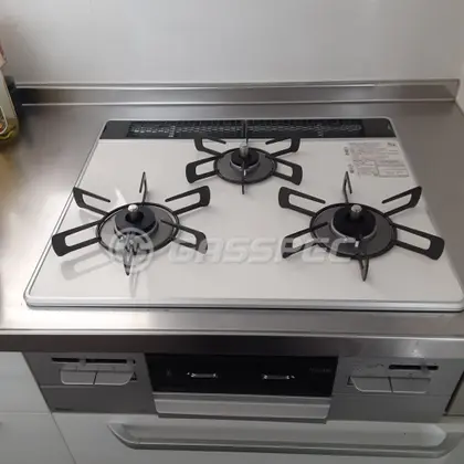 施工後のビルトインガスコンロ（リンナイ RS31W35P40DGVW）