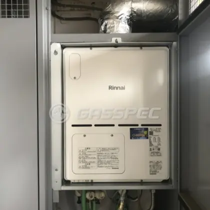 施工後の暖房熱源機（リンナイ RVD-A2400AU2-3(B)）
