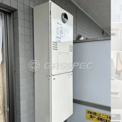 施工後の暖房熱源機（ノーリツ GTH-C2460AW3H-1 BL）