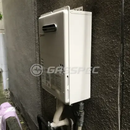 施工後の給湯器（ノーリツ GQ-1639WS-1）