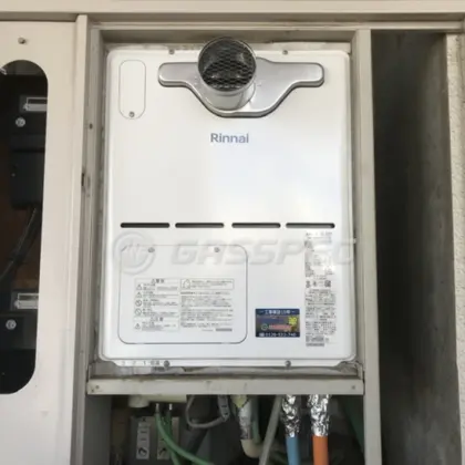 施工後の暖房熱源機（リンナイ RVD-A2400SAT2-3(B)）