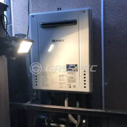 施工後の給湯器（ノーリツ GT-2060SAWX-2 BL）