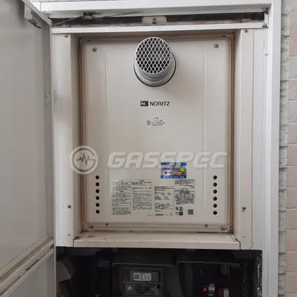 施工後の給湯器（ノーリツ GT-2460AWX-T-2 BL）