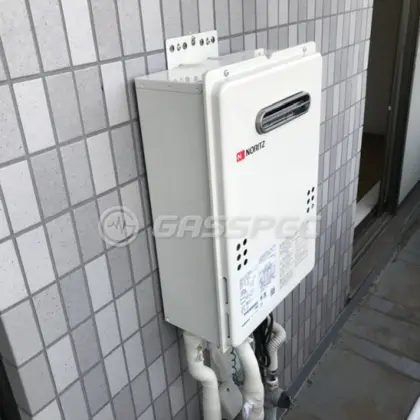 施工後の給湯器（ノーリツ GQ-1639WS-1）