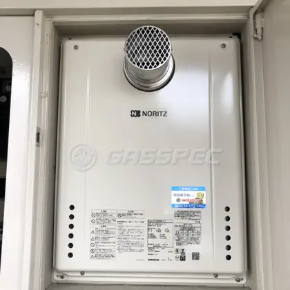 施工後の給湯器（ノーリツ GT-2460SAWX-T-2 BL）