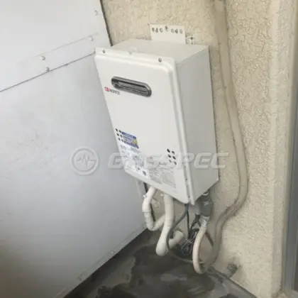 施工後の給湯器（ノーリツ GQ-1639WS-1）