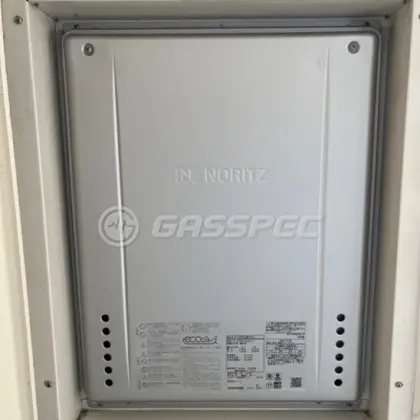 施工後の給湯器（ノーリツ GT-C2062SAWX-H-2 BL）