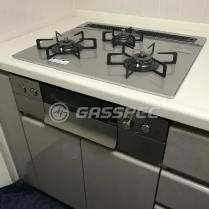 施工後のビルトインガスコンロ（ノーリツ N3WS5PWAS6STE）