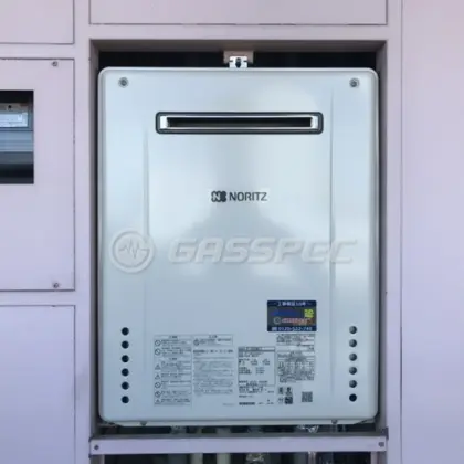 施工後の給湯器（ノーリツ GT-1660SAWX-2 BL）