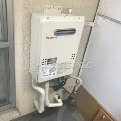 施工後の給湯器（ノーリツ GQ-1639WS-1）