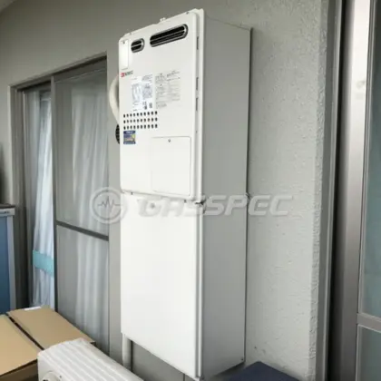 施工後の暖房熱源機（ノーリツ GTH-2445AWX3H-1 BL）