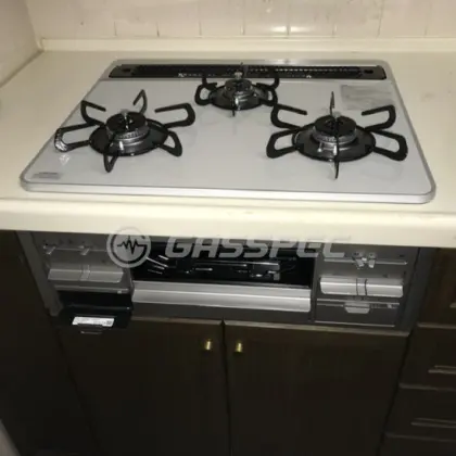 施工後のビルトインガスコンロ（パロマ PD-509WS-60CV）