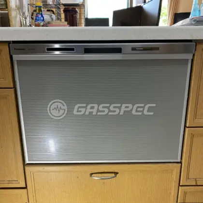 静岡県三島市 交換後のビルトイン食洗機 パナソニック NP-60MS8S