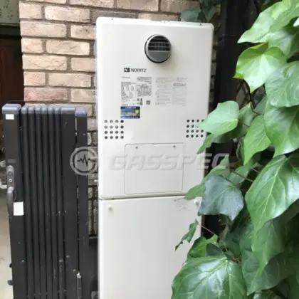 施工後の暖房熱源機（ノーリツ GTH-C2460AW3H-1 BL）