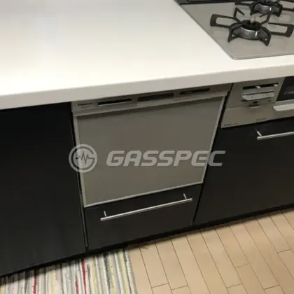 施工後のビルトイン食洗機（パナソニック NP-45MS9S）