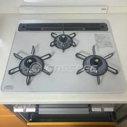 施工後のビルトインガスコンロ（パロマ PD-509WS-60CV）
