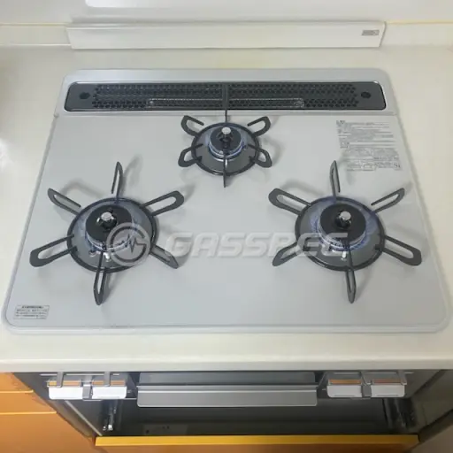 交換後のビルトインガスコンロ（パロマ PD-509WS-60CV）