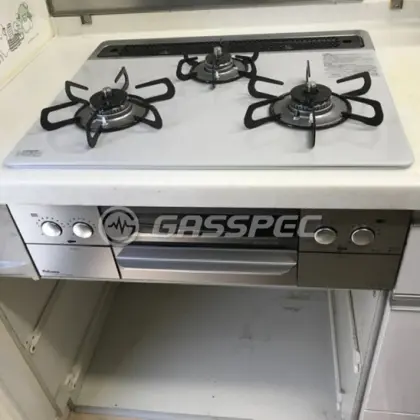 施工後のビルトインガスコンロ（パロマ PD-863WS-60CV）
