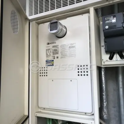 施工後の暖房熱源機（ノーリツ GTH-C2460AW3H-T-1 BL）