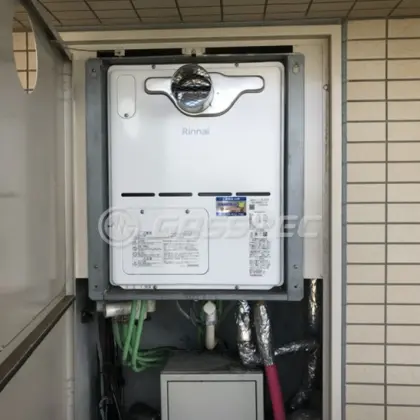 施工後の暖房熱源機（リンナイ RVD-A2400AT2-3(B)）