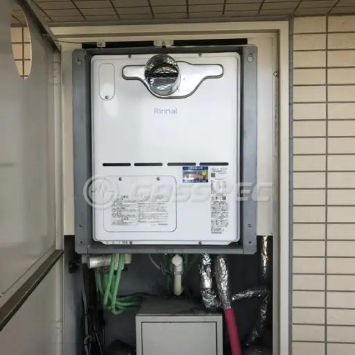 交換後の暖房熱源機（リンナイ RVD-A2400AT2-3(B)）