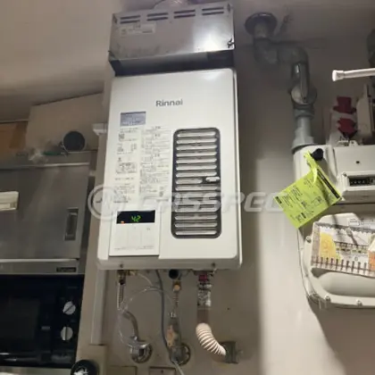 施工後の給湯器（リンナイ RUXC-V1615SWF-HP(B)）
