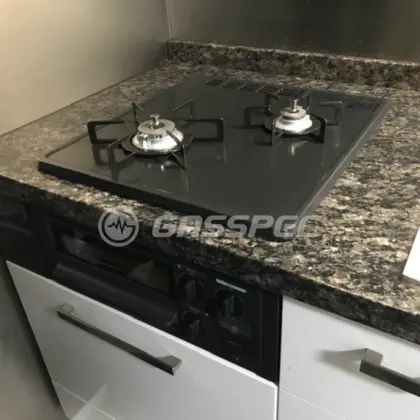 施工後のビルトインガスコンロ（ノーリツ N2G23KSQ1）