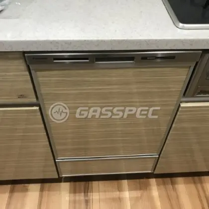 施工後のビルトイン食洗機（パナソニック NP-45MD9S）