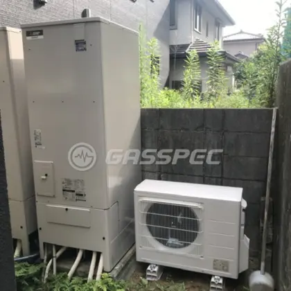 施工後のエコキュート（三菱 SRT-W376）
